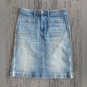 Banana Republic Light Blue Denim Pencil Skirt